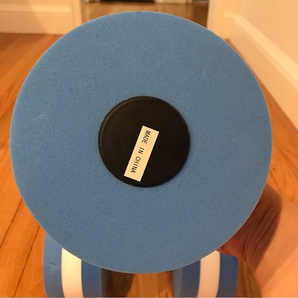 Aquatic Exercise Dumbbells - blue & white striped. Approx 10.5”L x 6”W. - Picture 4 of 9